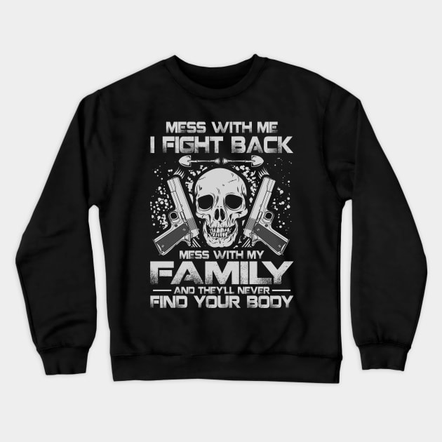 2nd amendment gift for dad Fathers Day Crewneck Sweatshirt by TopTees